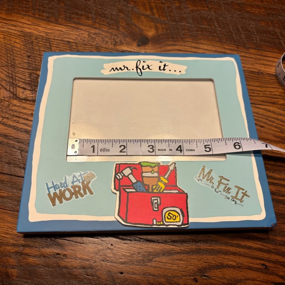 Handmade Tool Artwork  & Frame - nursery or kids bedroom - Picture 12 of 13